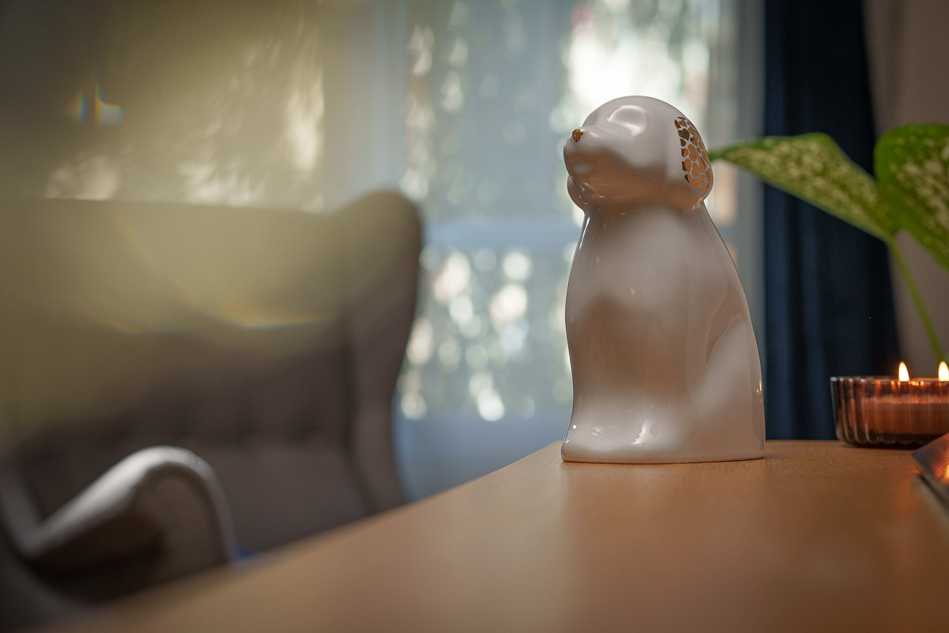 Cuddle Dog Urn for Ashes - Pulvis Art Urns