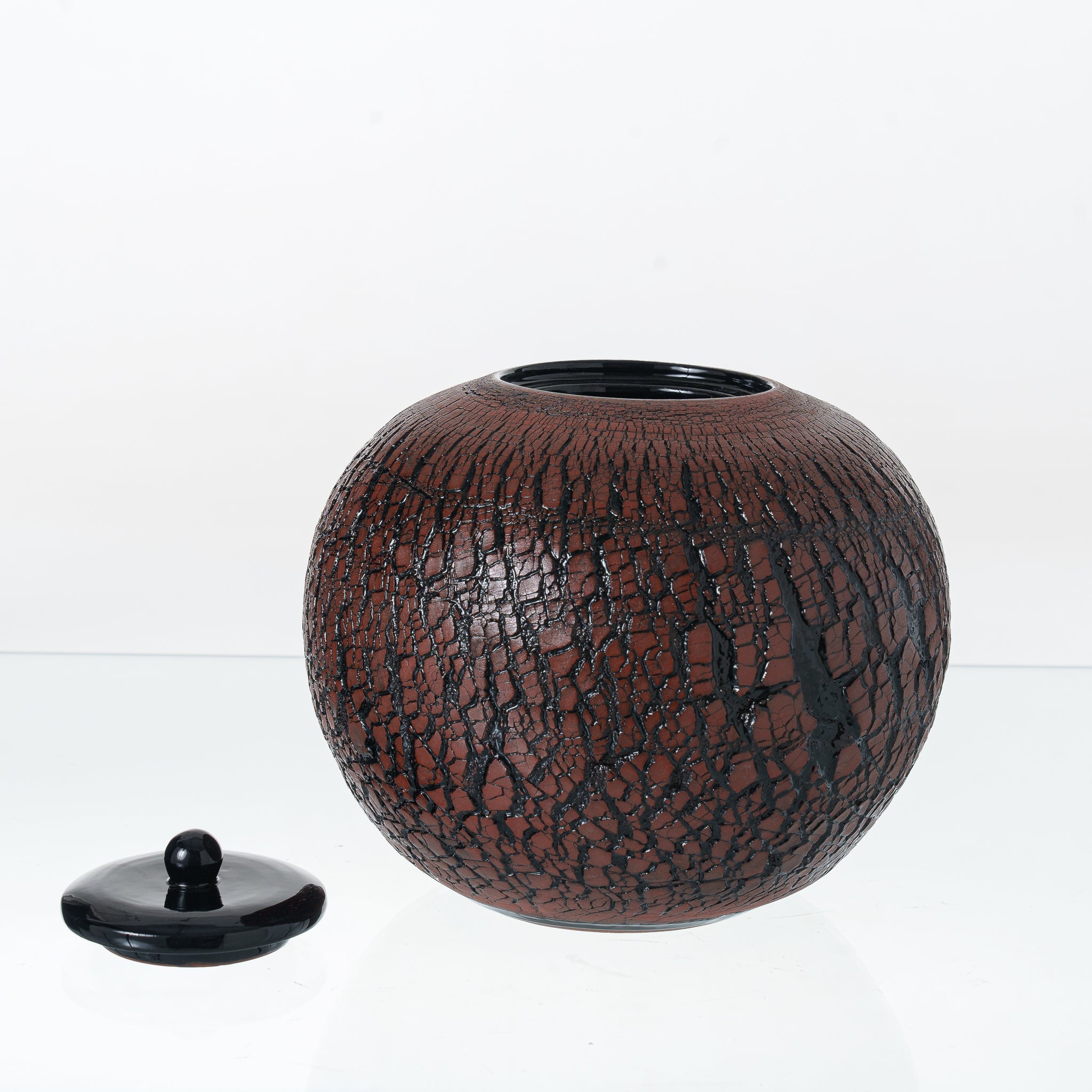 Handmade Cremation Urn "Aurea" - Large Urn for Human Ashes | Pottery Wheel Urn - Pulvis Art Urns