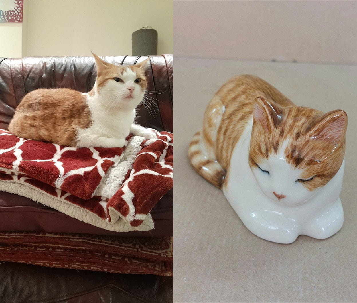 Custom Decorated Pet Urns by Photo