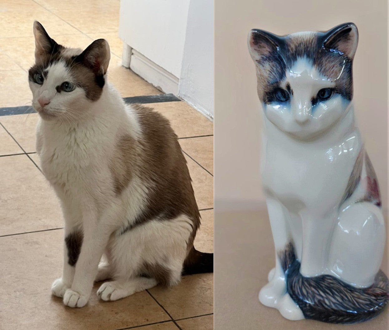 Custom Decorated Pet Urns by Photo