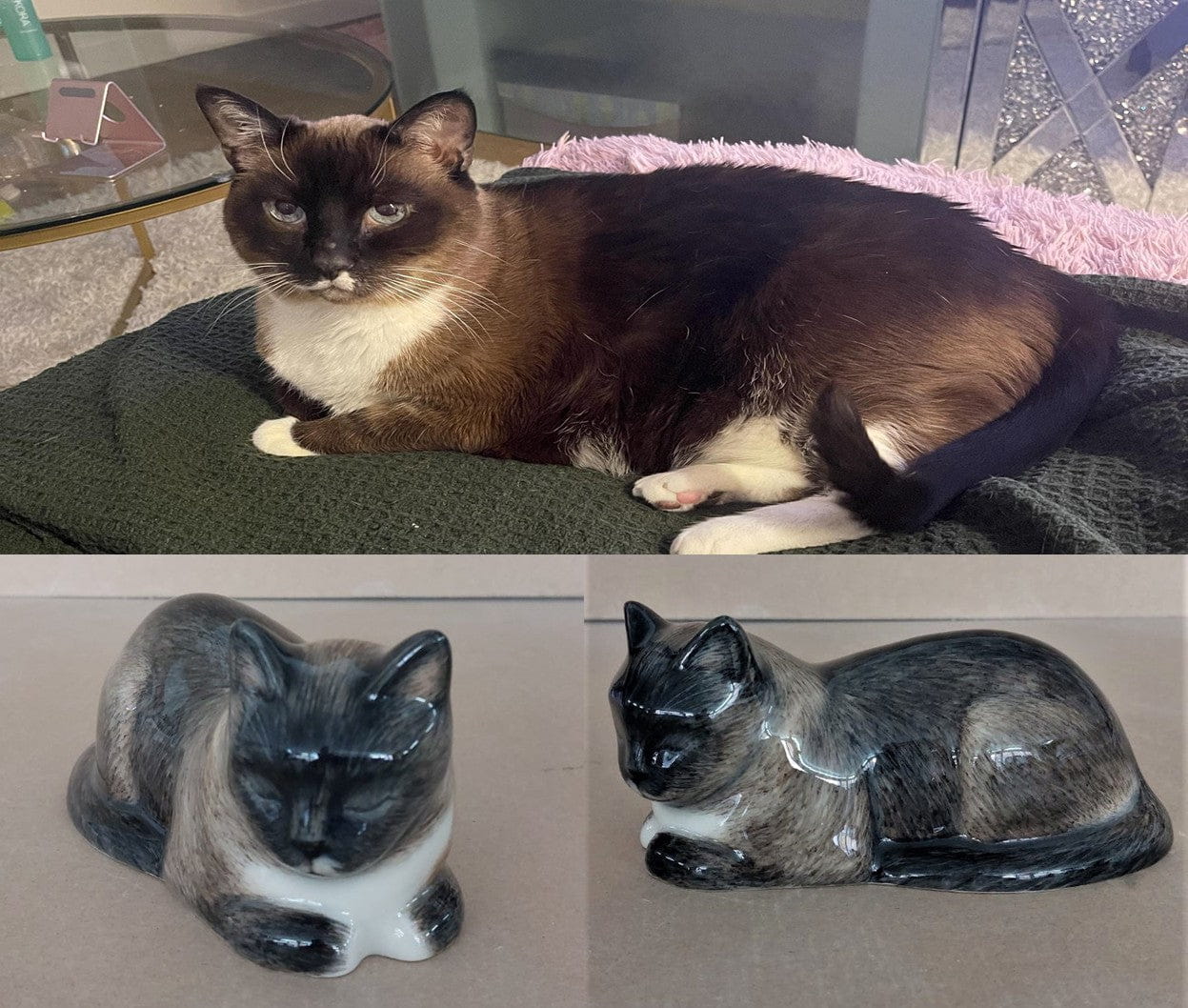 Custom Decorated Pet Urns by Photo