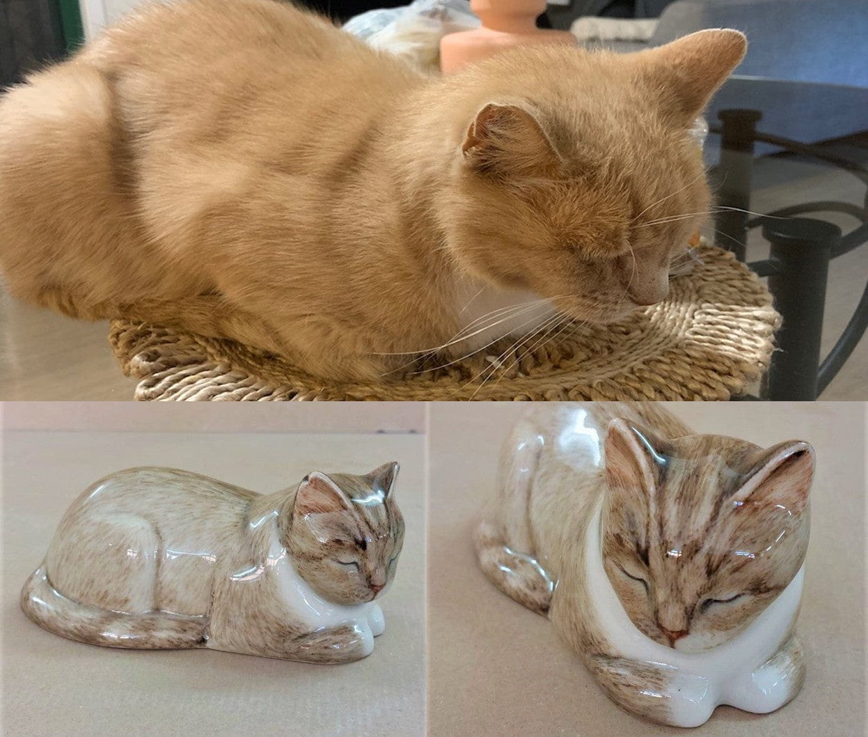Custom Decorated Pet Urns by Photo