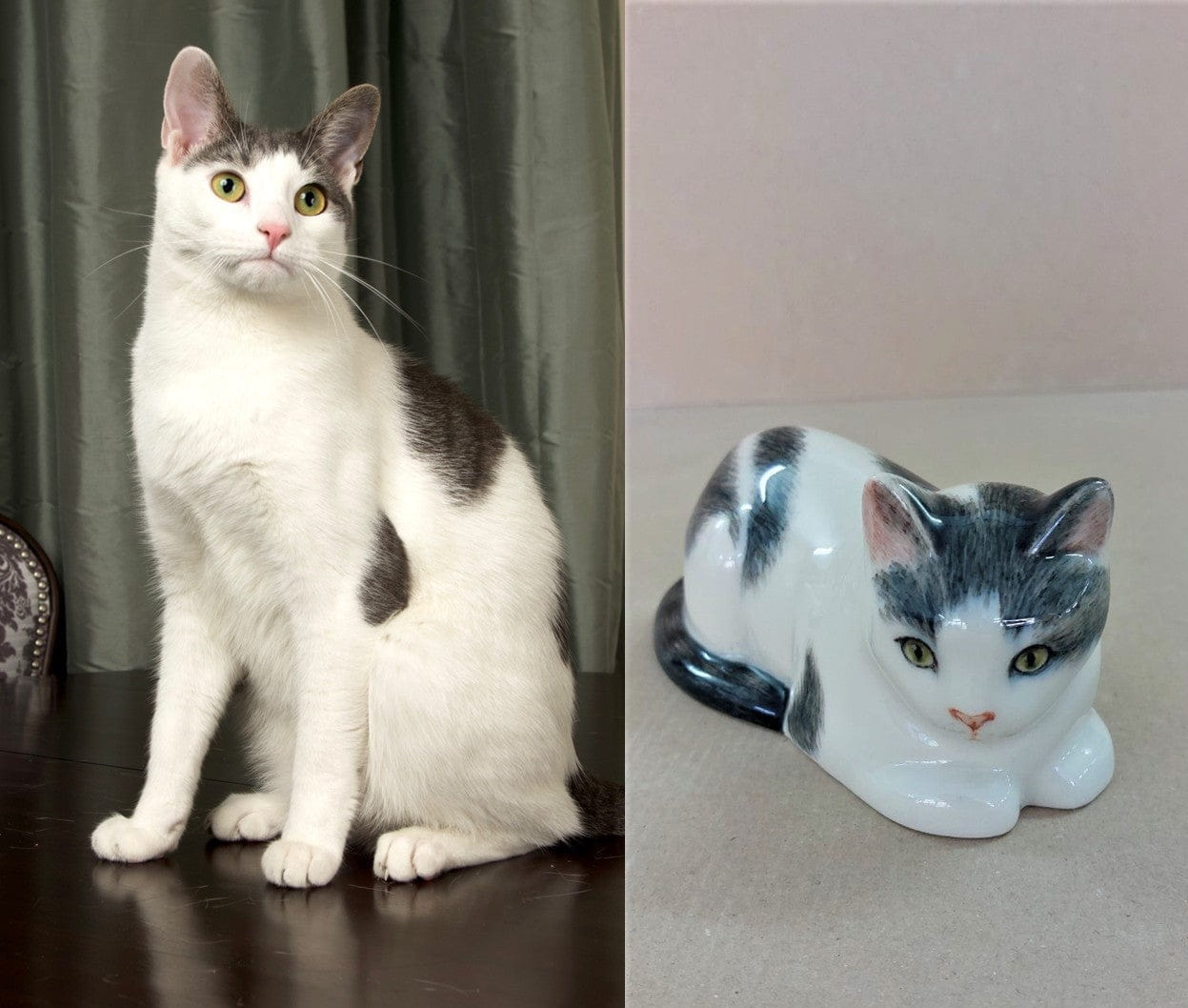 Custom Decorated Pet Urns by Photo