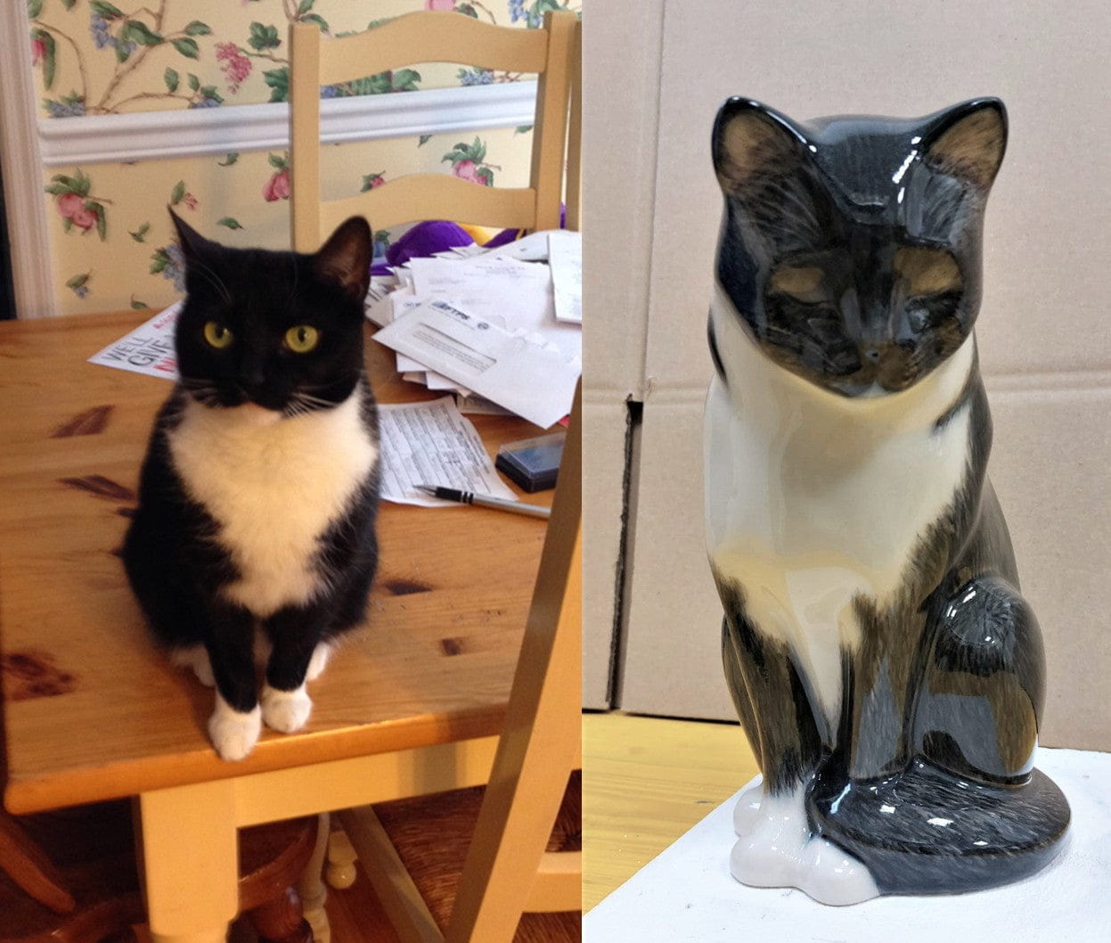 Custom Decorated Pet Urns by Photo