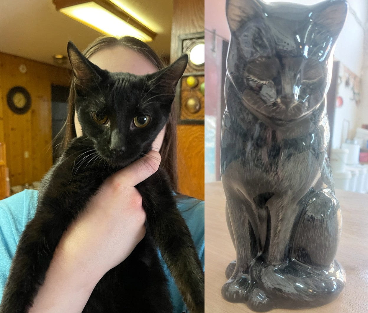 Custom Decorated Pet Urns by Photo By Pulvis Art Urns. Handmade Cremation Urns