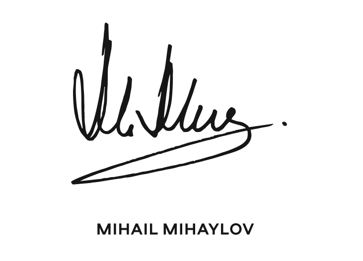 Mihail Mihaylov Signature - Pulvis Art Urns
