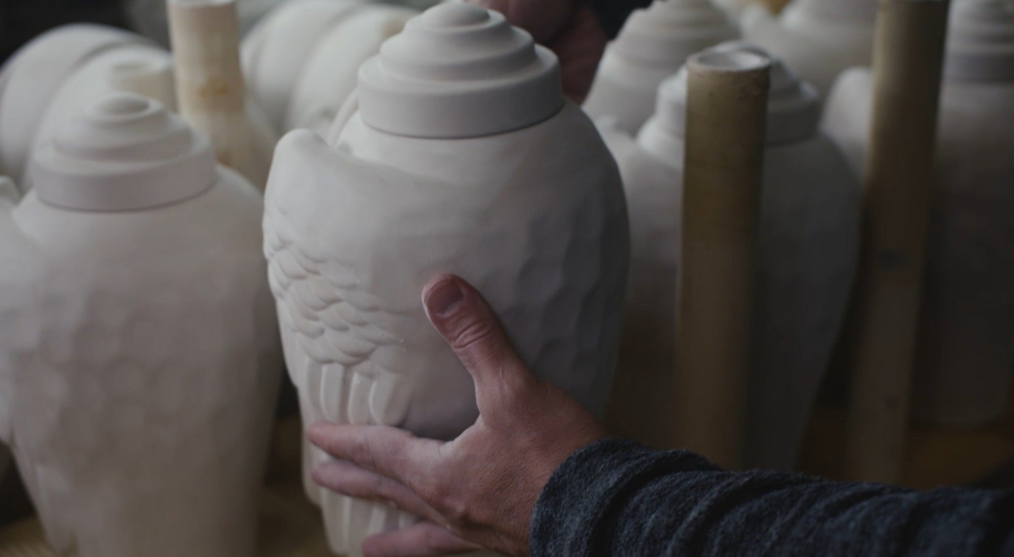 Wings Cremation Urn by Pulvis Art Urns