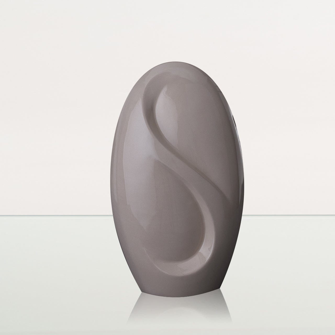 Eternity Handmade Cremation Urn for Ashes - Large | Off-white | Ceramic Urn - Pulvis Art Urns