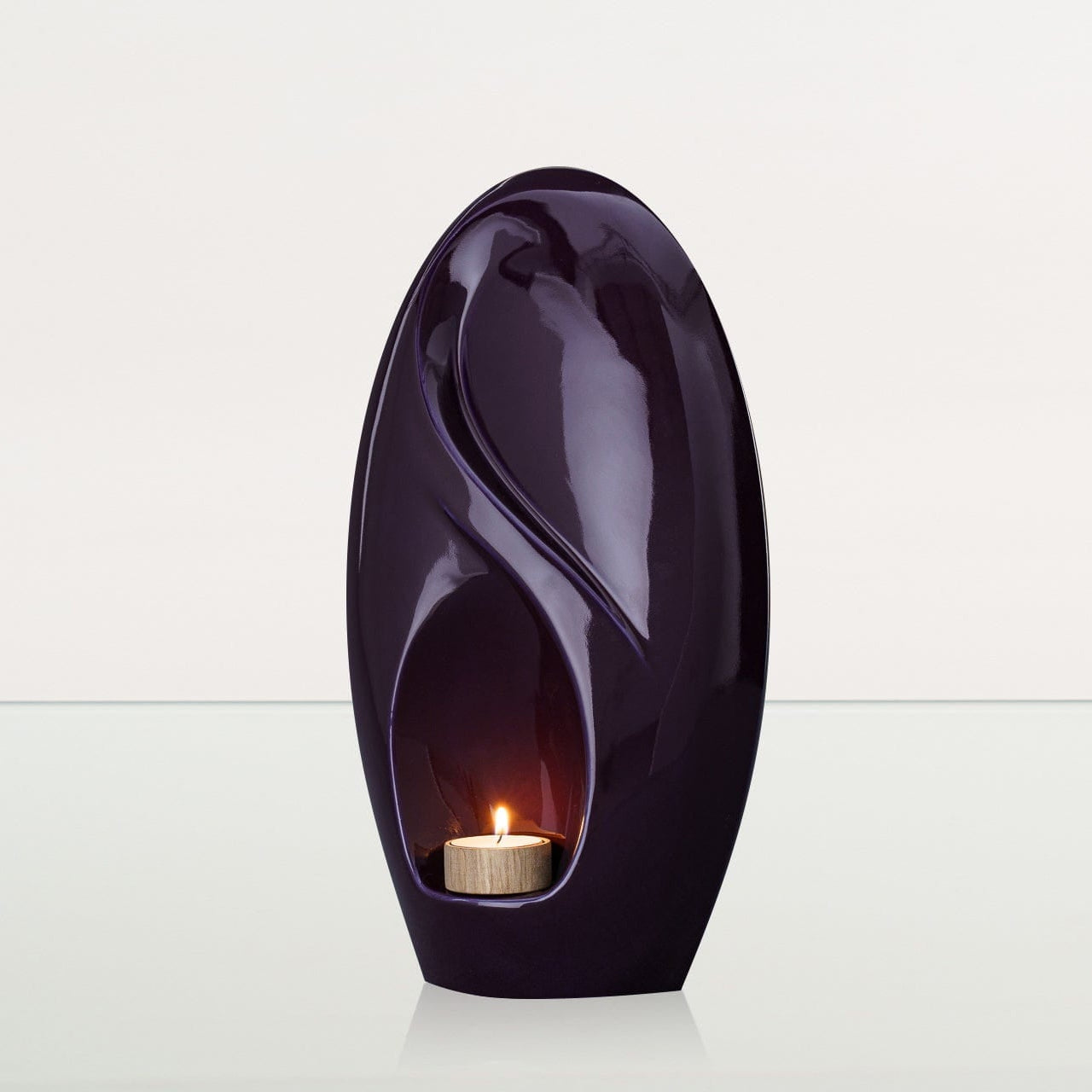 Eternity Handmade Cremation Urn for Ashes - Large | Violet | Ceramic Urn - Pulvis Art Urns