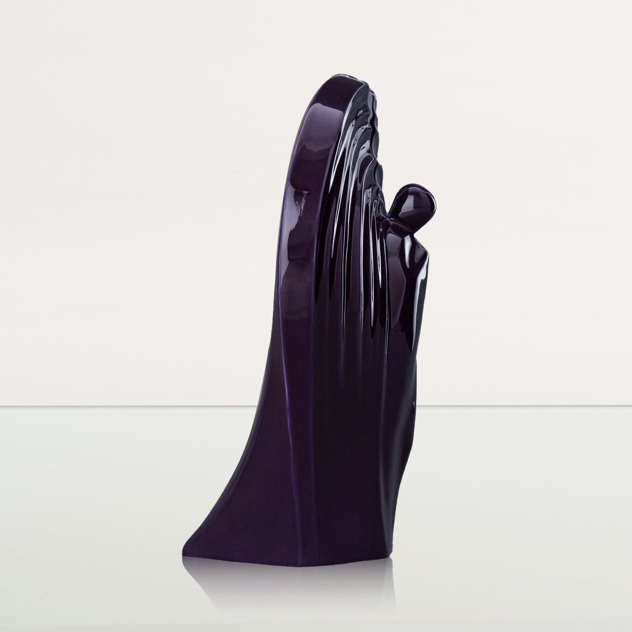 Guardian Handmade Cremation Urn for Ashes - Large | Violet | Ceramic Urn - Pulvis Art Urns