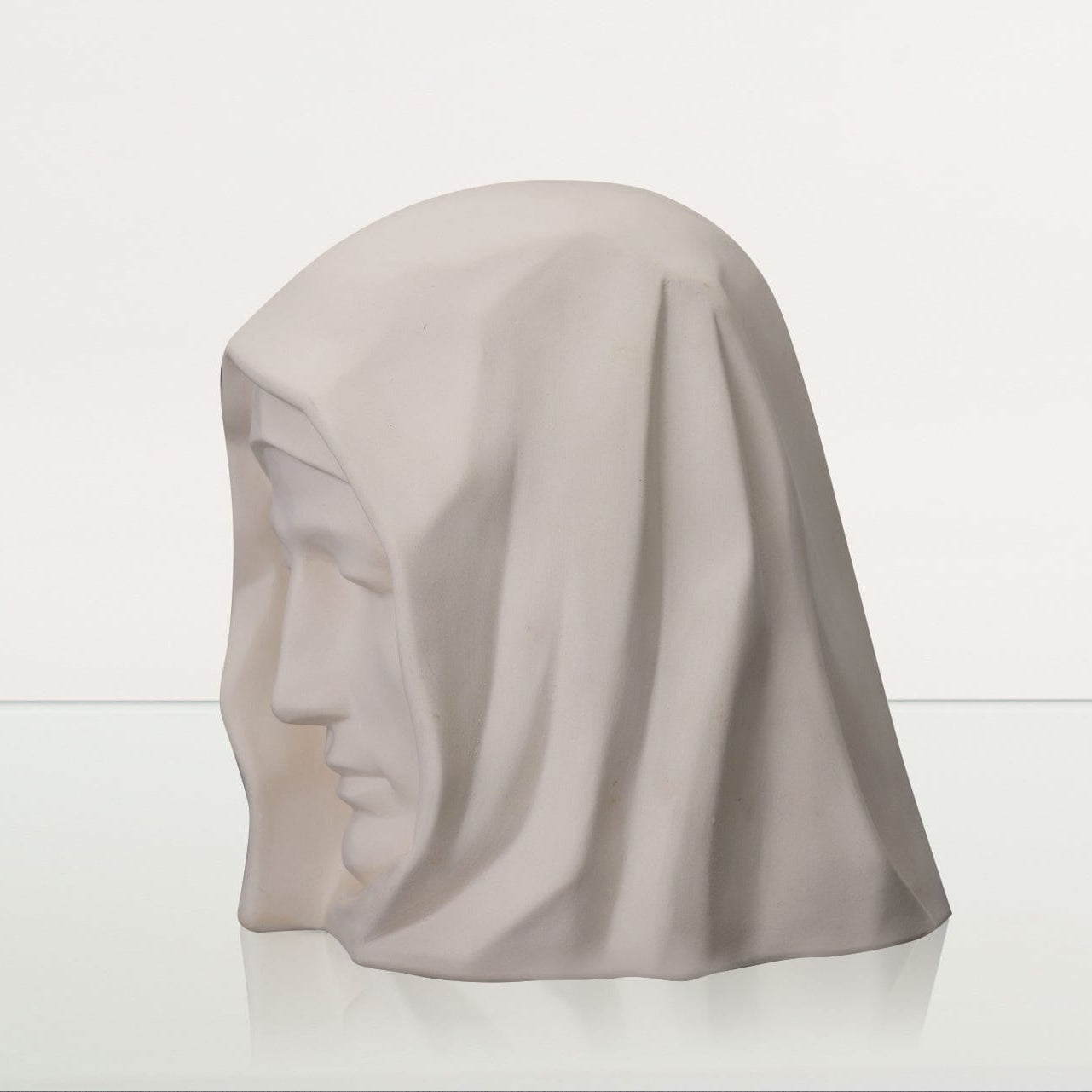 Handmade Cremation Urn for Ashes "The Holy Mother" - Large | Unglazed | Ceramic Urn - Pulvis Art Urns