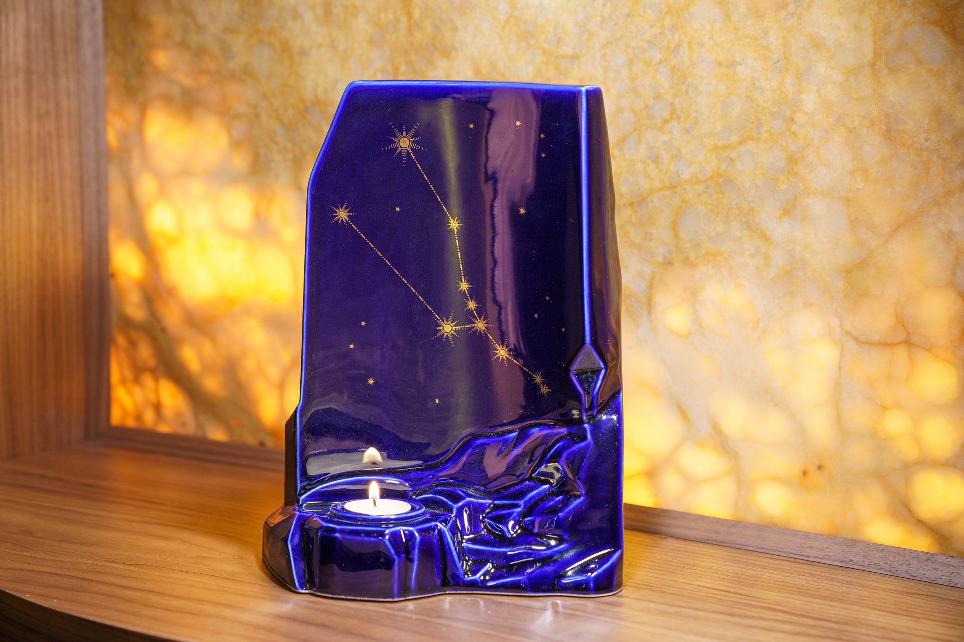 Zodiac Urn for Ashes "Taurus" - Large | Star Sign Urn - Pulvis Art Urns