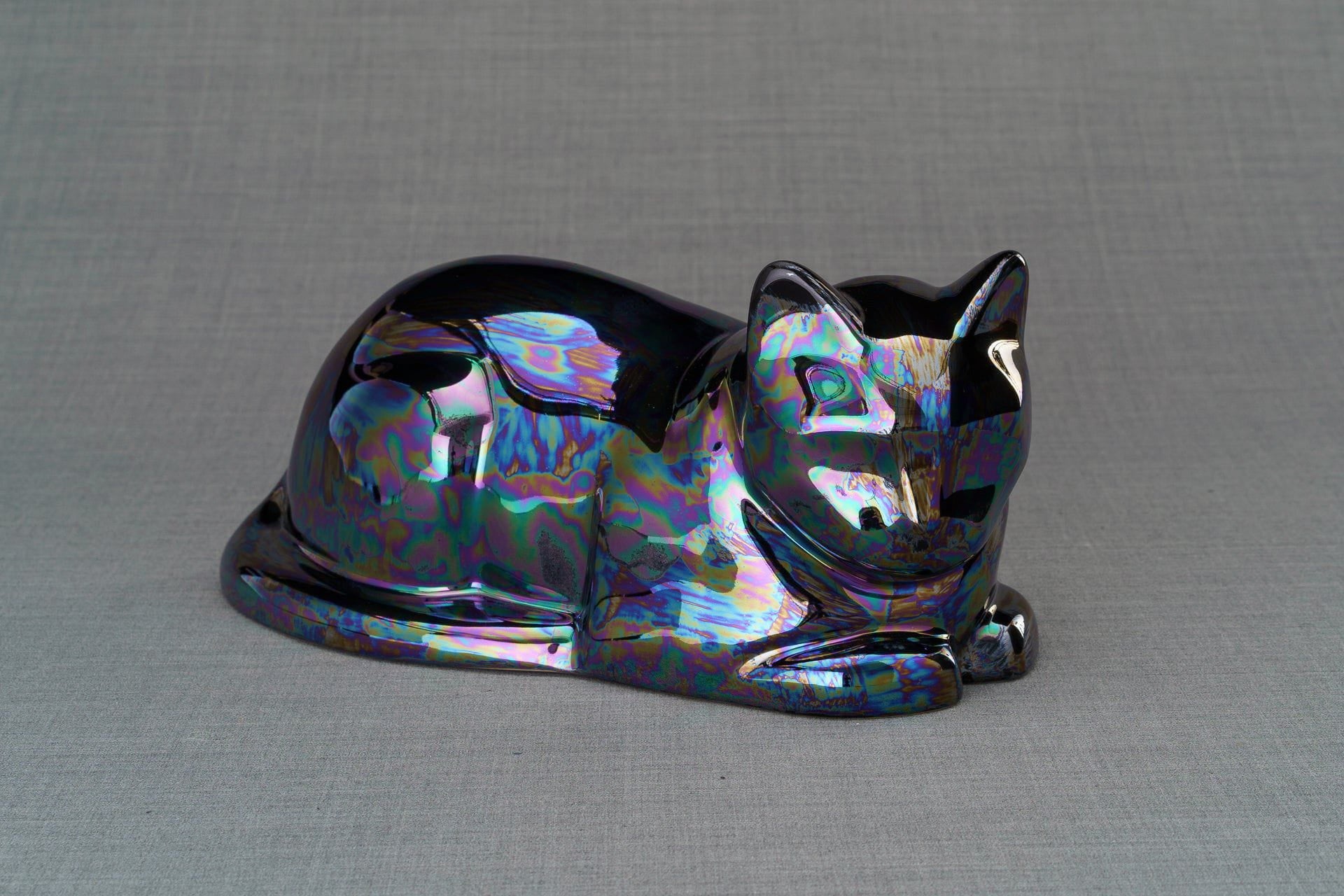 Cat Memorial Bundle - 4 Pieces - Portrait | Urn | Nameplate Holder | Scented Candle - Pulvis Art Urns