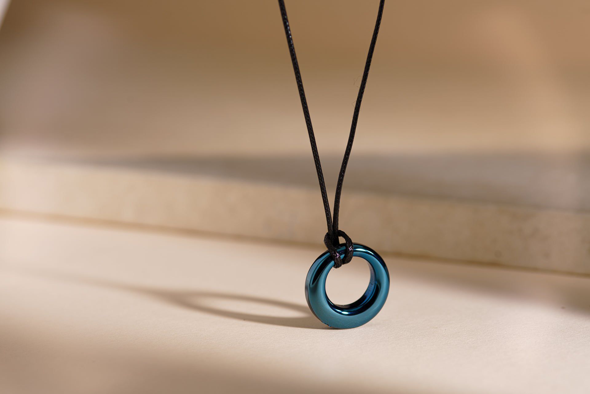 Cremation Necklace – Forever | Stainless Steel | Memorial Jewelry | Blue - Pulvis Art Urns