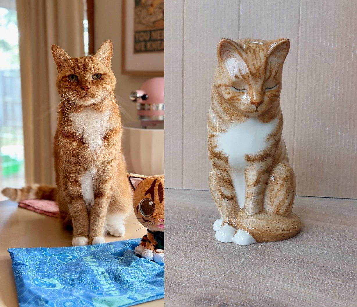 Custom Decorated Pet Urn - Handmade | Ceramic Pet Urn - Pulvis Art Urns