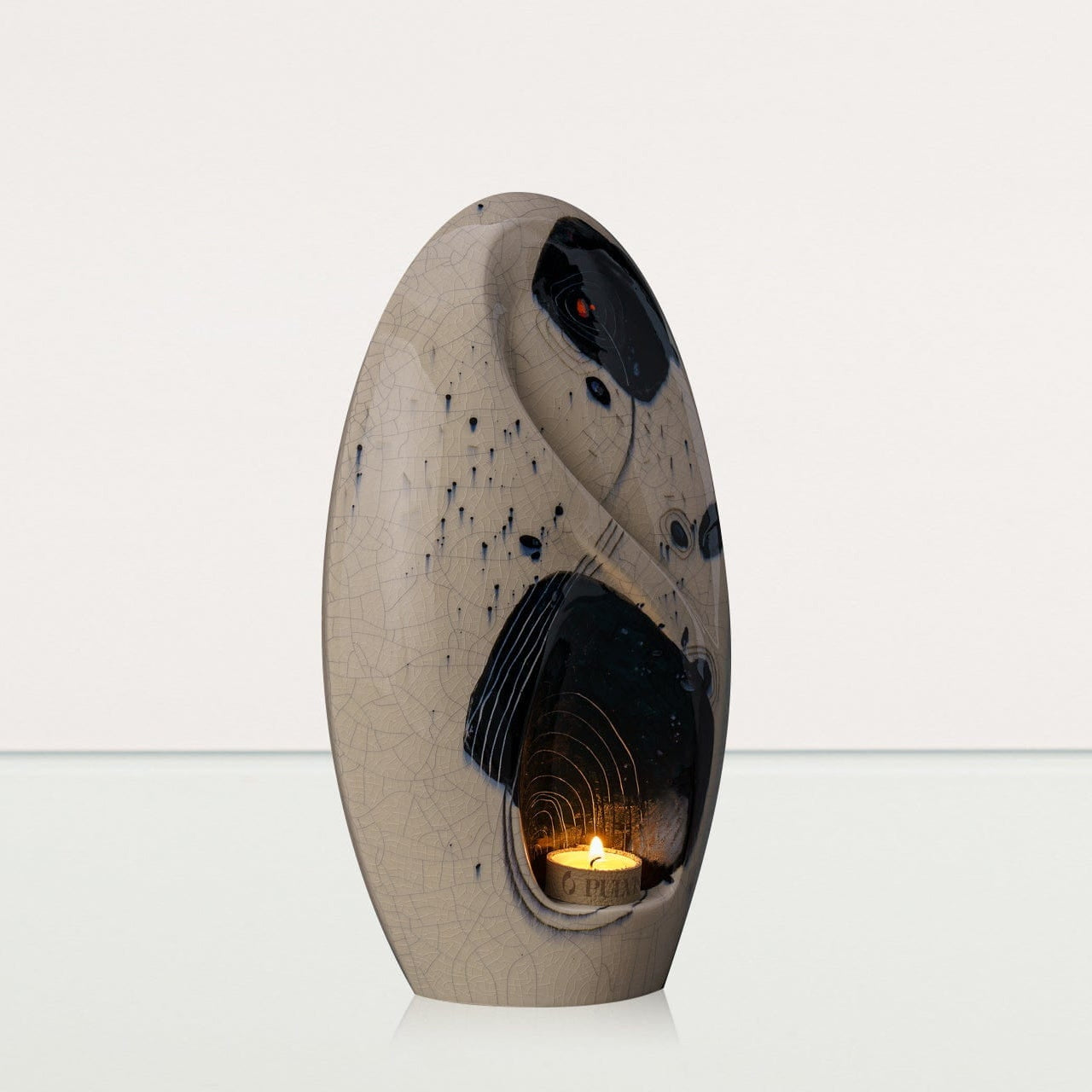 Handmade Decorated Eternity Urn "Galaxy" - Large | Ceramic Urn - Pulvis Art Urns