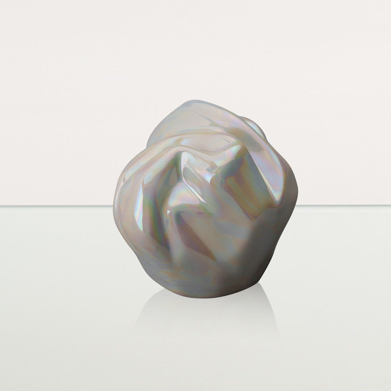 Cremation Keepsake Urn "Precious" - Small Keepsake | Pearly White | Ceramic - Pulvis Art Urns