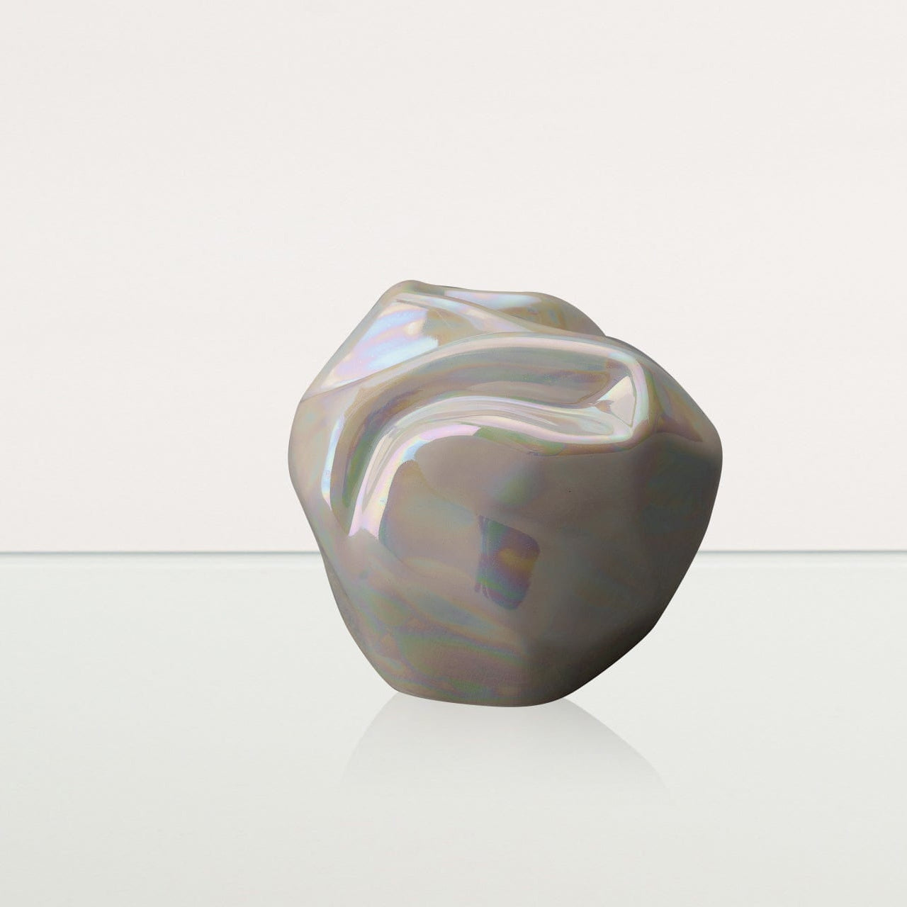 Cremation Keepsake Urn "Precious" - Small Keepsake | Pearly White | Ceramic - Pulvis Art Urns