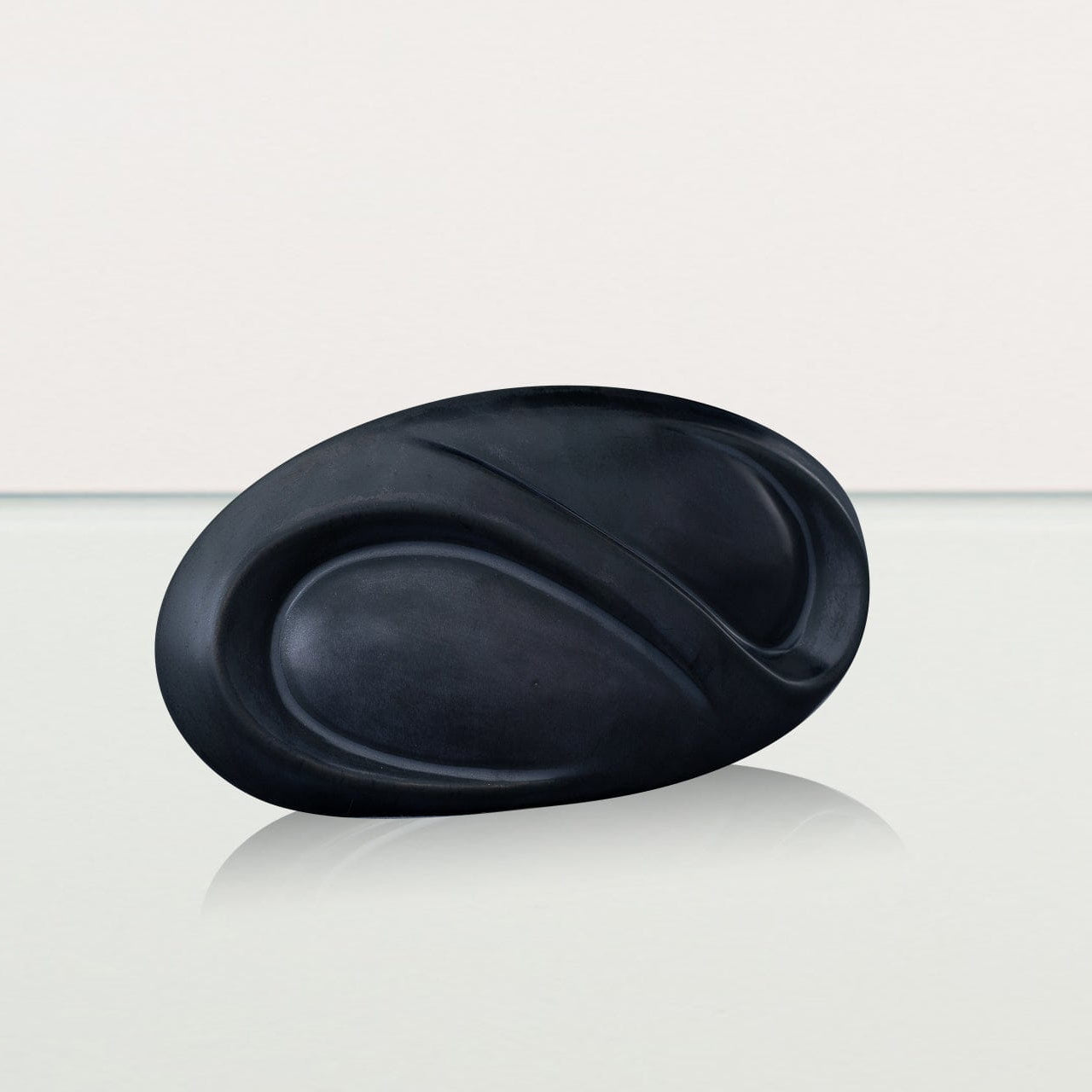 Eternity Handmade Cremation Keepsake Urn - Small Urn | Dark Matte | Ceramic - Pulvis Art Urns
