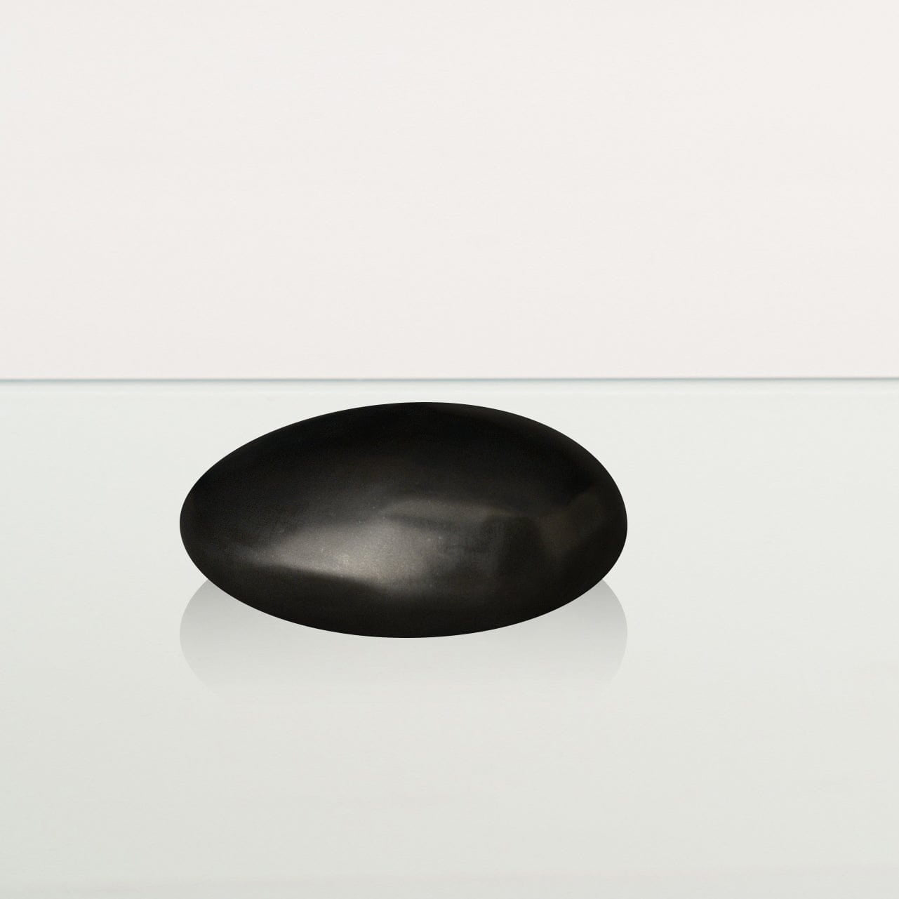 Handmade Cremation Keepsake Urn "Stone" - Small Urn | Dark Matte | Ceramic - Pulvis Art Urns