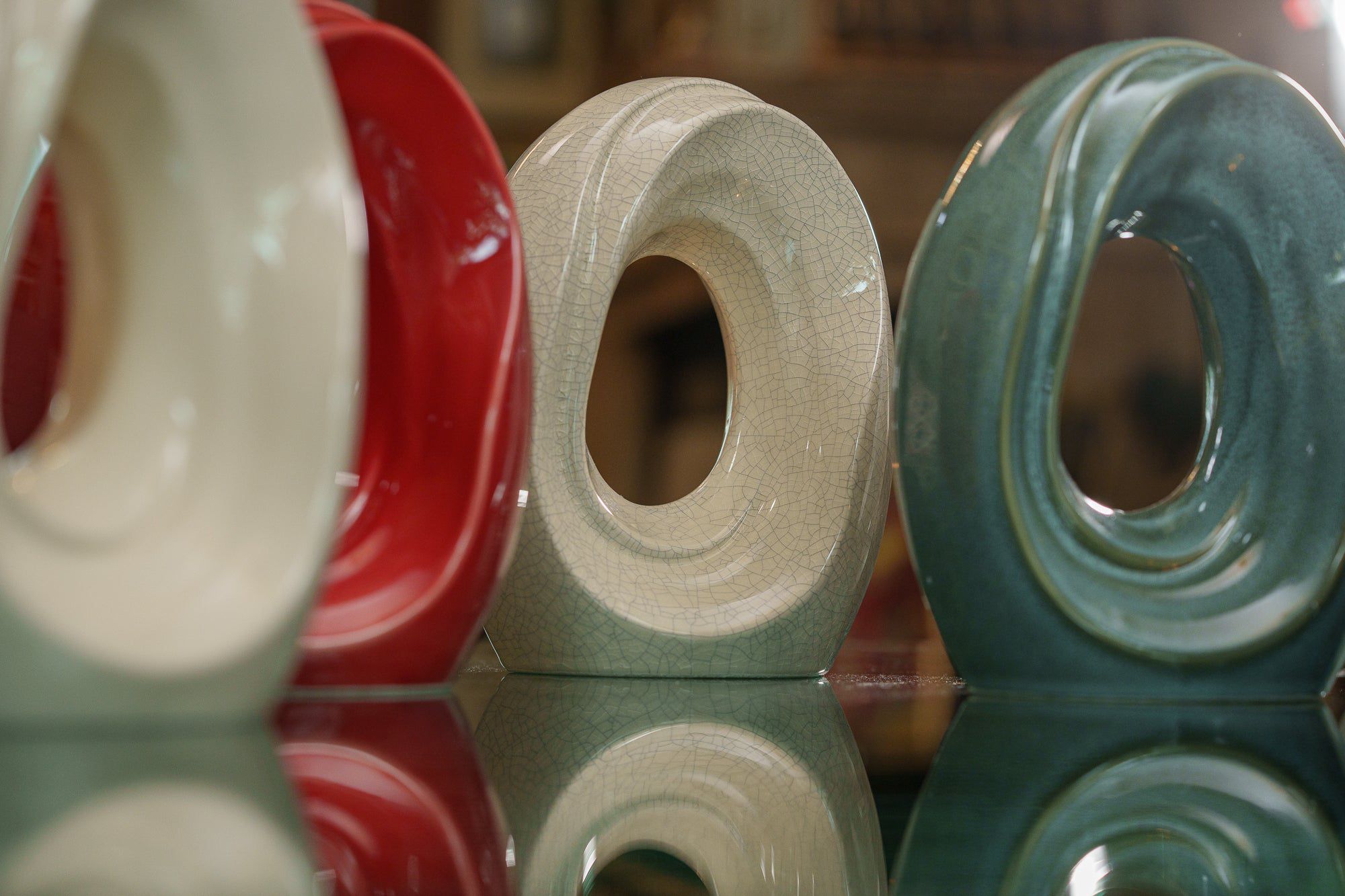 Artisan Cremation Urn for Ashes "The Passage" - Medium Urn | Craquelure | Ceramic - Pulvis Art Urns