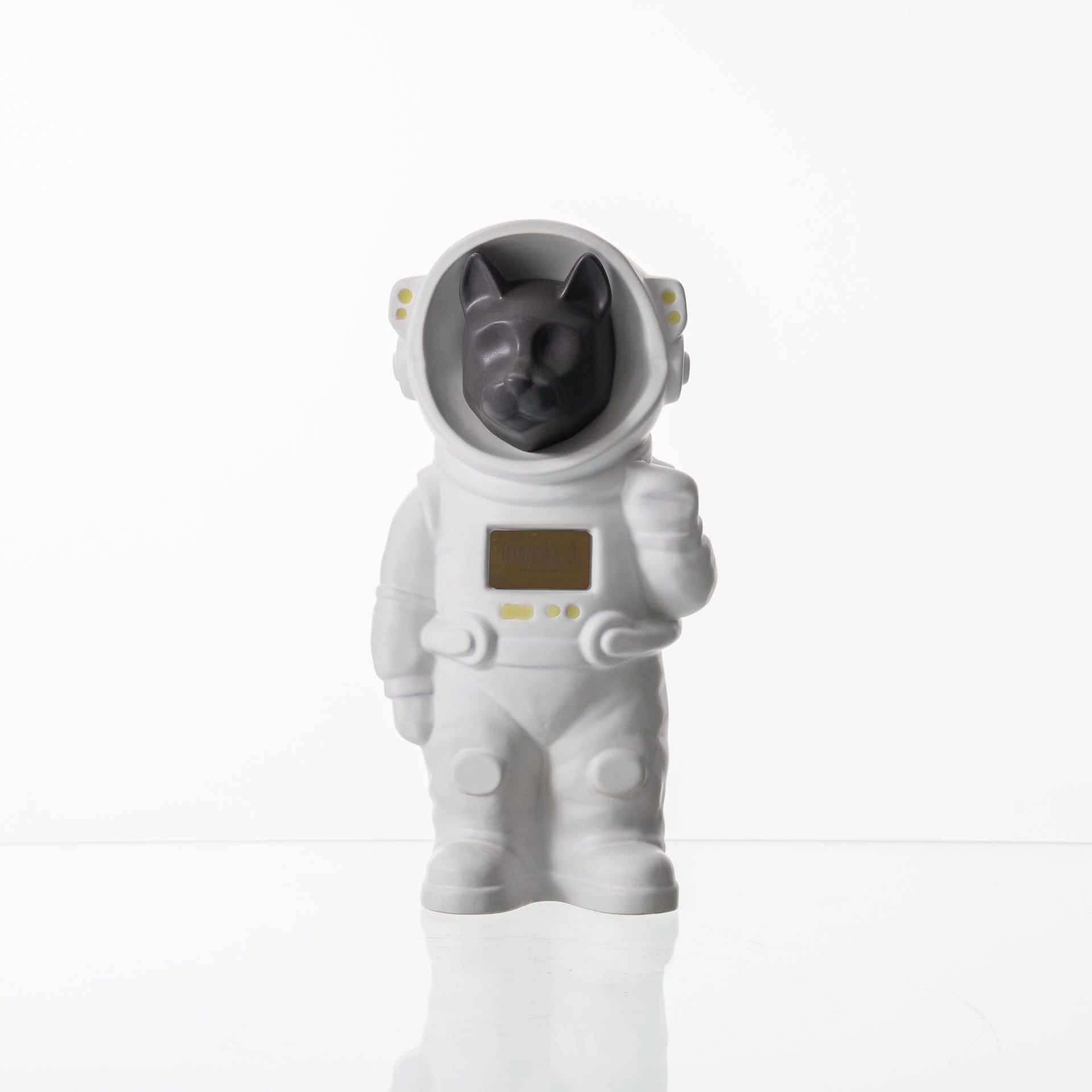 Pulvis Art Urns Pet Cremation Urn White Matte / Gray Matte / No Customizable Pet Cremation Urn - Dog | Ceramic Handmade Figure