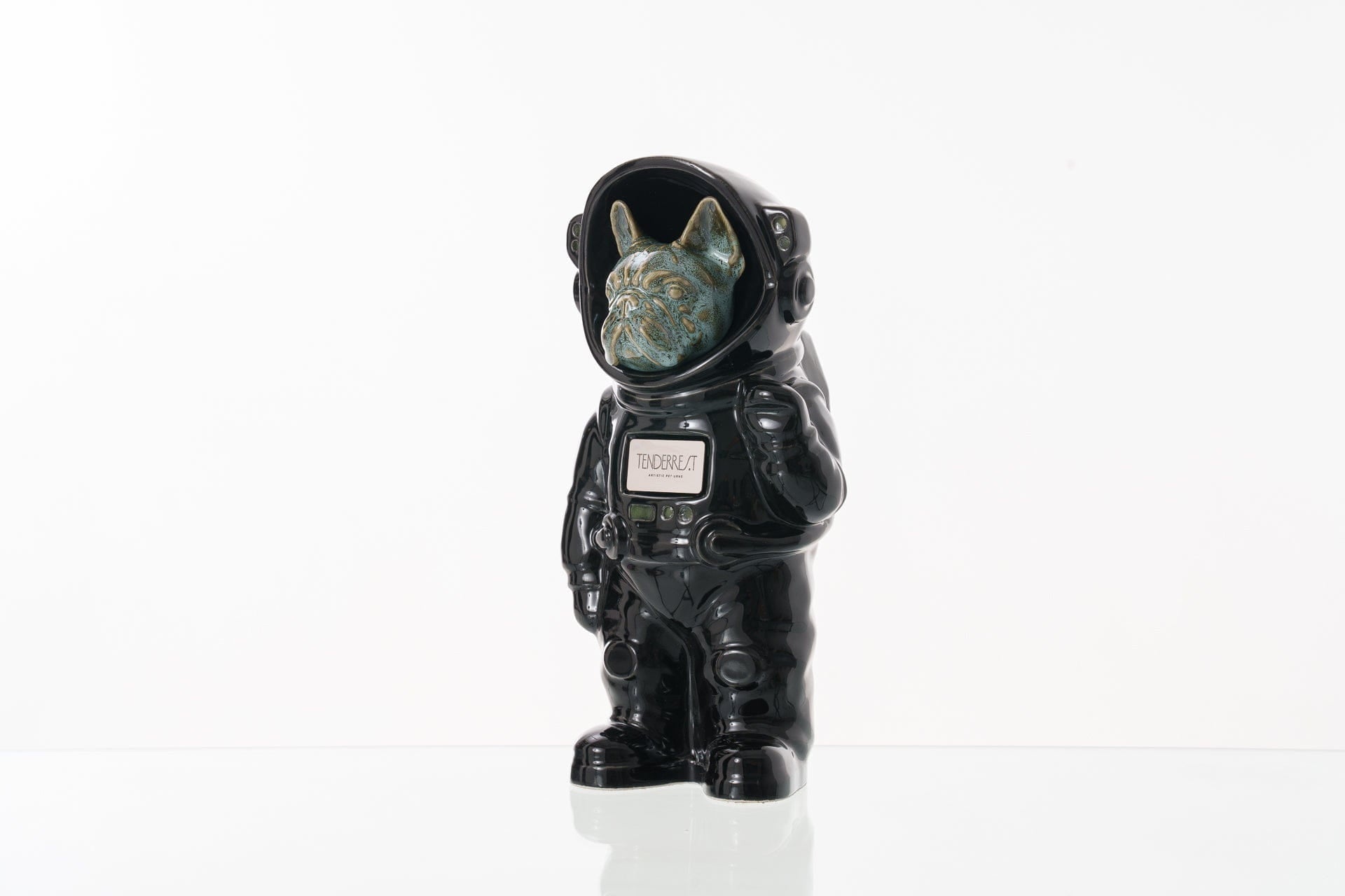 Pulvis Art Urns Pet Cremation Urn Black / Oily Green / Yes (+$50) Dog Cremation Urn French Bulldog - Customizable Figure | Pet Urn