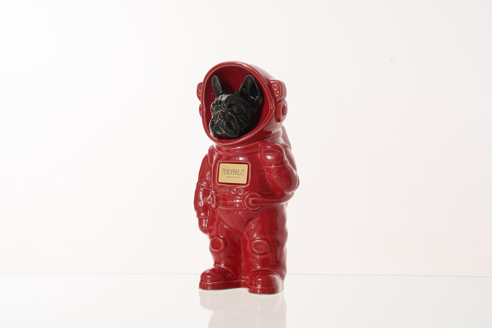 Pulvis Art Urns Pet Cremation Urn Red / Black / No Dog Cremation Urn French Bulldog - Customizable Figure | Pet Urn