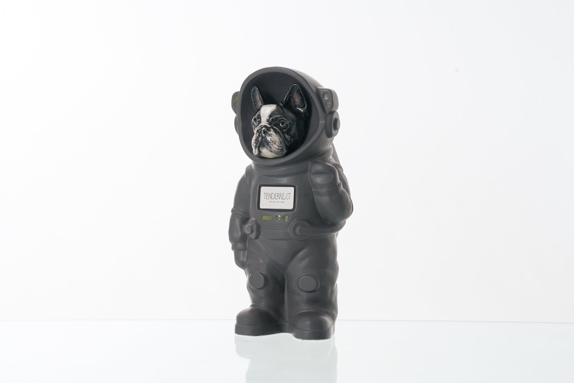 Pulvis Art Urns Pet Cremation Urn Gray Matte / CUSTOM (by photo) / No Dog Cremation Urn French Bulldog - Customizable Figure | Pet Urn