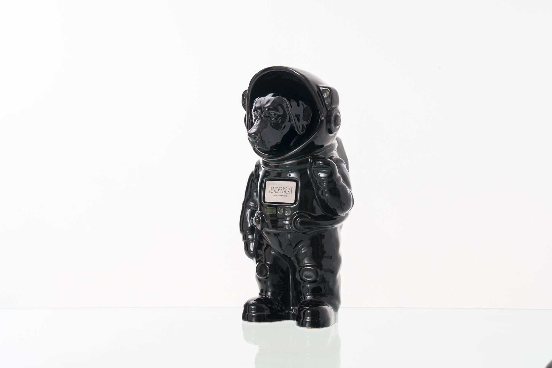 Pulvis Art Urns Pet Cremation Urn Black / Black / No Dog Cremation Urn Labrador - Customizable Figure | Handmade Pet Urn