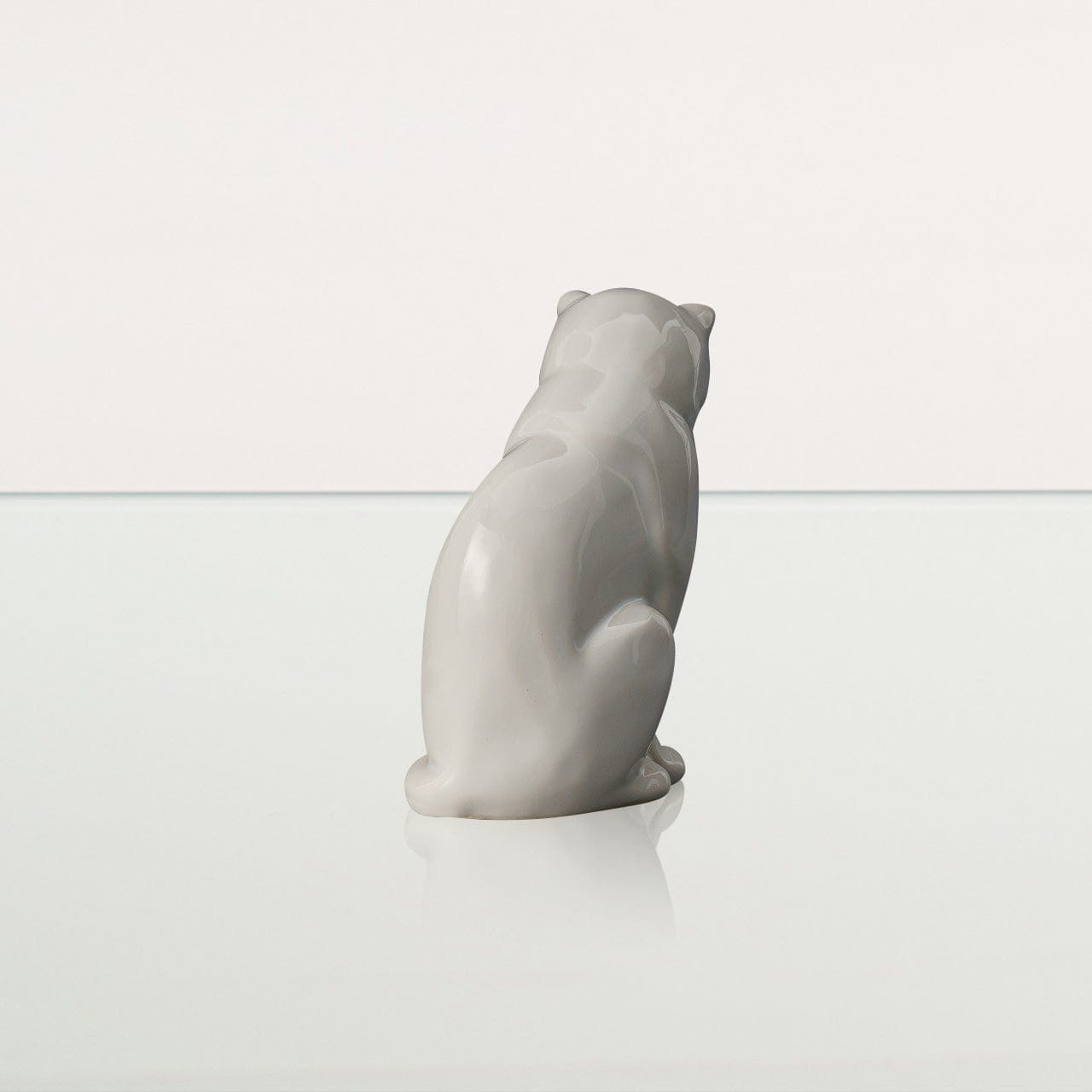 Mini Pet Urn for Ashes Neko - White | Ceramic | Handmade Cat Urn - Pulvis Art Urns