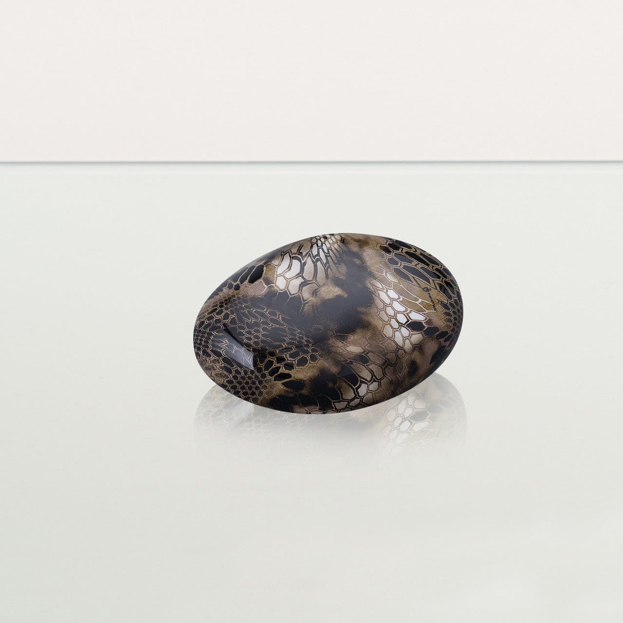 Mini Reptile Urn - Beige | Ceramic | HydroGraphics - Pulvis Art Urns
