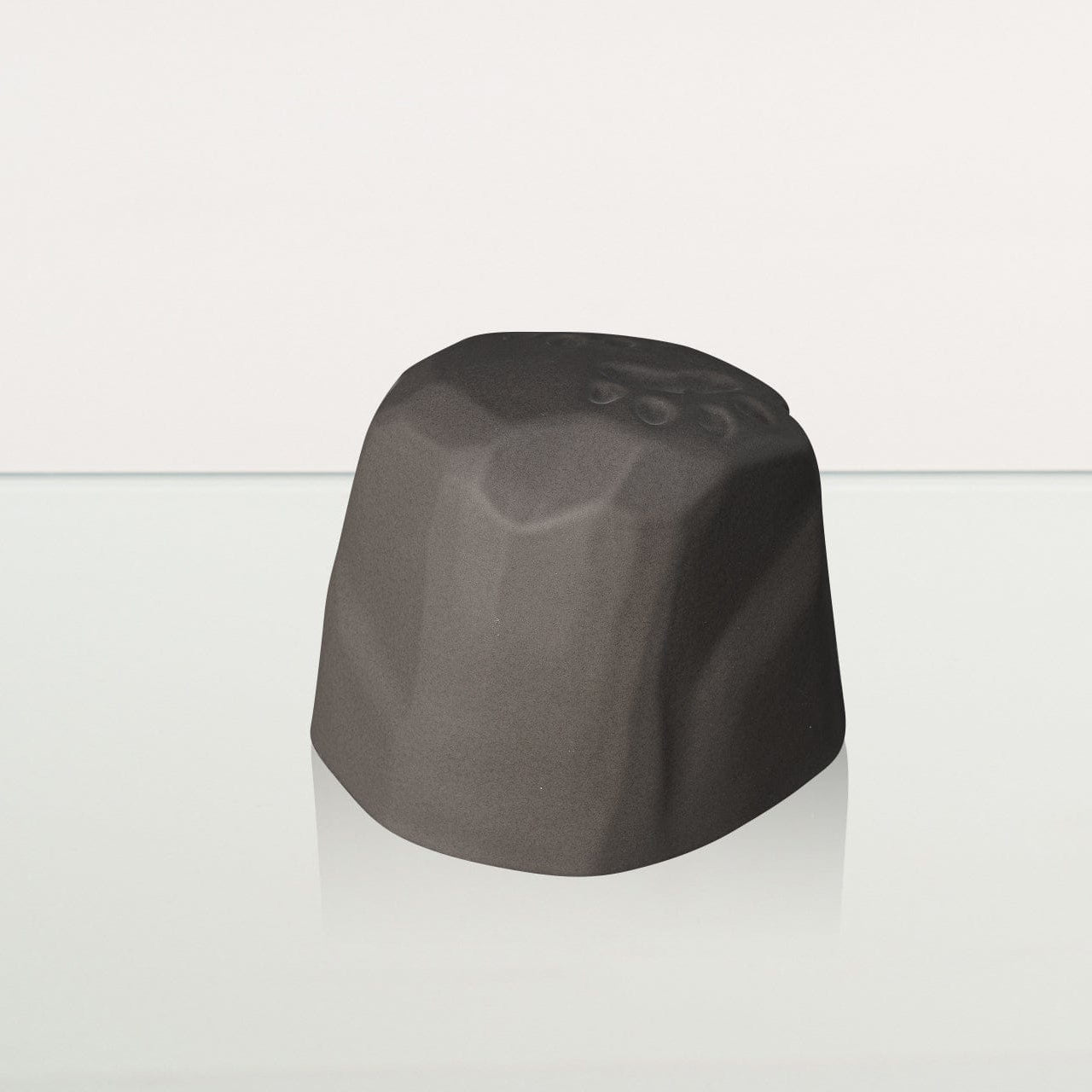 Paw Print Urn For Pet Ashes - Grey Matte | Ceramic Pet Urn - Pulvis Art Urns