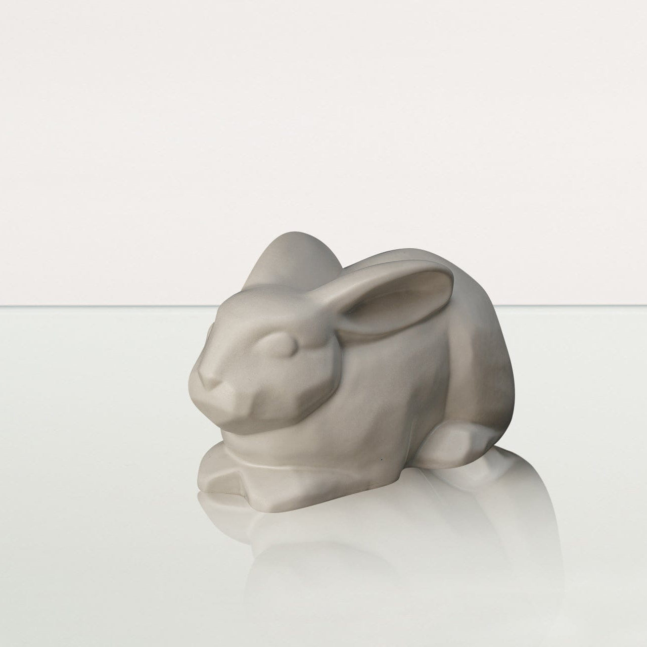 Rabbit Urn For Ashes - White Matte | Ceramic Bunny Urn - Pulvis Art Urns