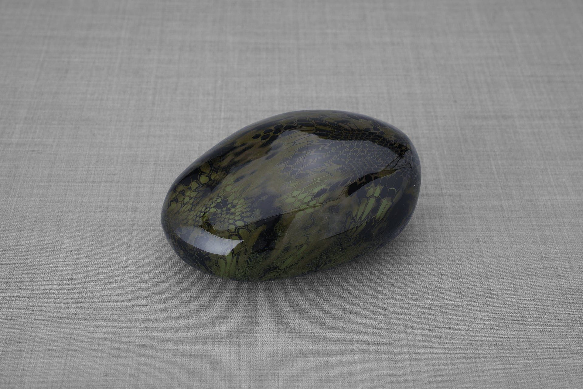 Reptile Pet Urn - Dark Green | Ceramic | HydroGraphics - Pulvis Art Urns