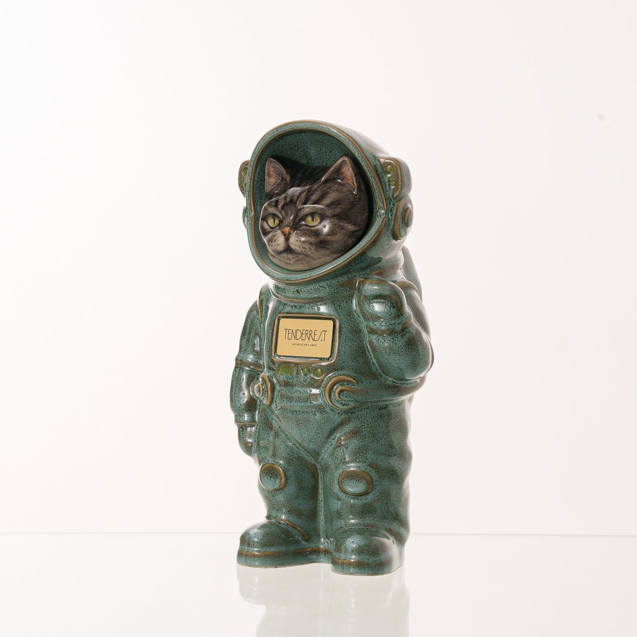Customizable Pet Cremation Urn - Cat | Ceramic Handmade Figure - Pulvis Art Urns