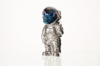 Pulvis Art Urns Pet Cremation Urn Platinum / Glossy Blue / No Dog Cremation Urn Bull Terrier - Customizable Figure | Pet Urn