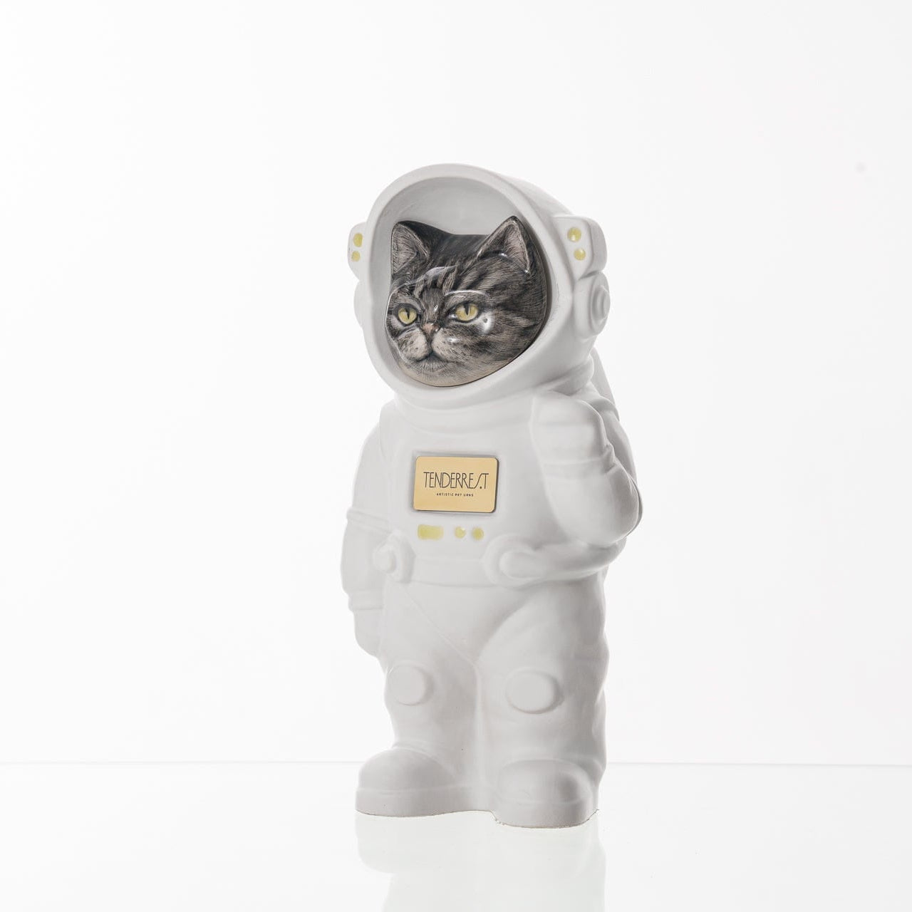 Customizable Pet Cremation Urn - Cat | Ceramic Handmade Figure - Pulvis Art Urns