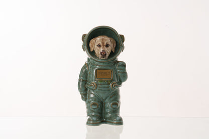 Pulvis Art Urns Pet Cremation Urn Oily Green / CUSTOM (by photos) / Yes (+$50) Dog Cremation Urn Labrador - Customizable Figure | Handmade Pet Urn