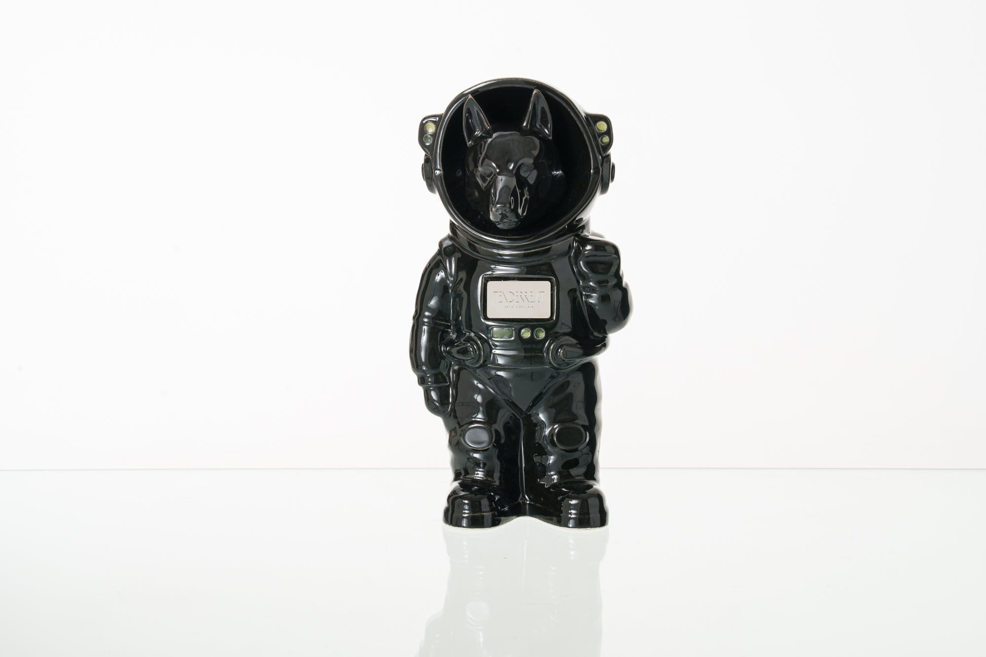 Pulvis Art Urns Pet Cremation Urn Black / Black / Yes (+$50) Dog Cremation Urn German Shepherd - Customizable Figure | Ceramic Pet Urn