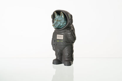 Pulvis Art Urns Pet Cremation Urn Gray Matte / Oily Green / Yes (+$50) Dog Cremation Urn German Shepherd - Customizable Figure | Ceramic Pet Urn
