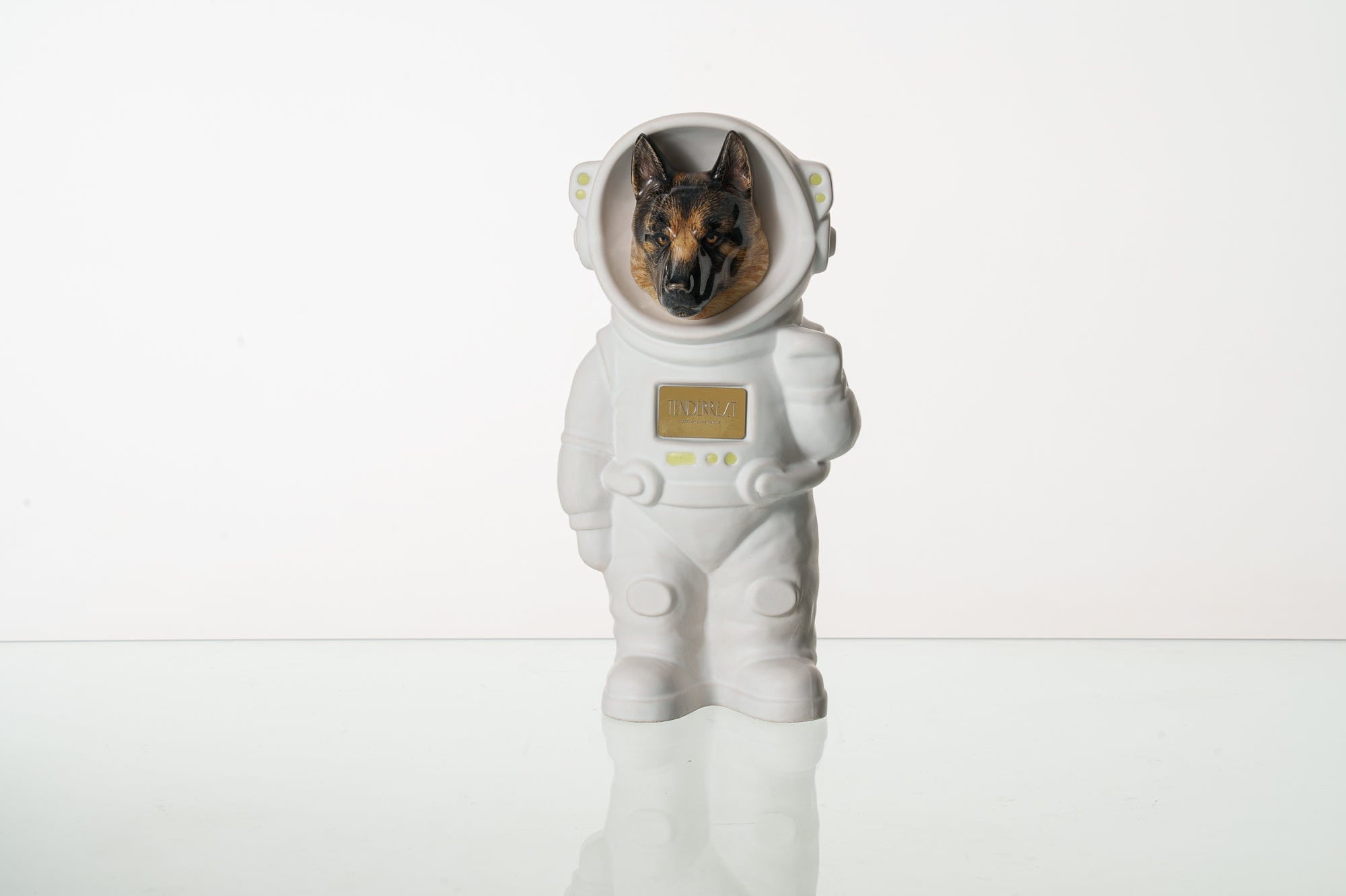 Pulvis Art Urns Pet Cremation Urn White Matte / CUSTOM (by photo) / Yes (+$50) Dog Cremation Urn German Shepherd - Customizable Figure | Ceramic Pet Urn