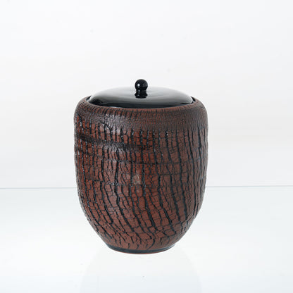 Handmade Cramation Urn for Ashes - Pottery wheel urn - Pulvis Art Urns
