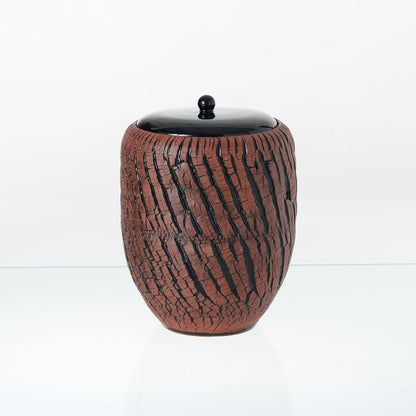 Handmade Cramation Urn for Ashes - Pottery wheel urn - Pulvis Art Urns
