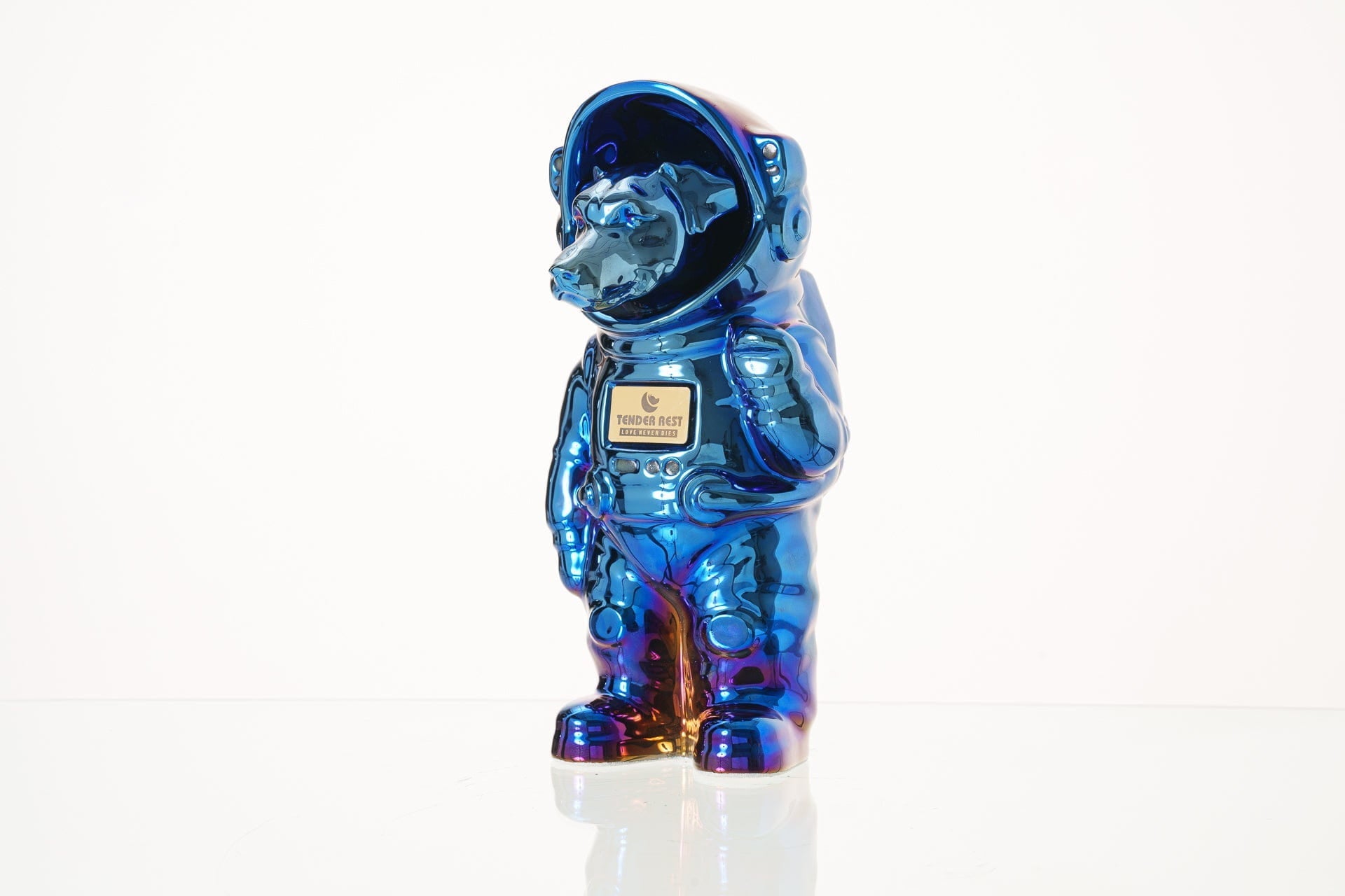Pulvis Art Urns Pet Cremation Urn Glossy Blue / Glossy Blue / No Dog Cremation Urn Jack Russell - Customizable Figure | Ceramic Pet Urn