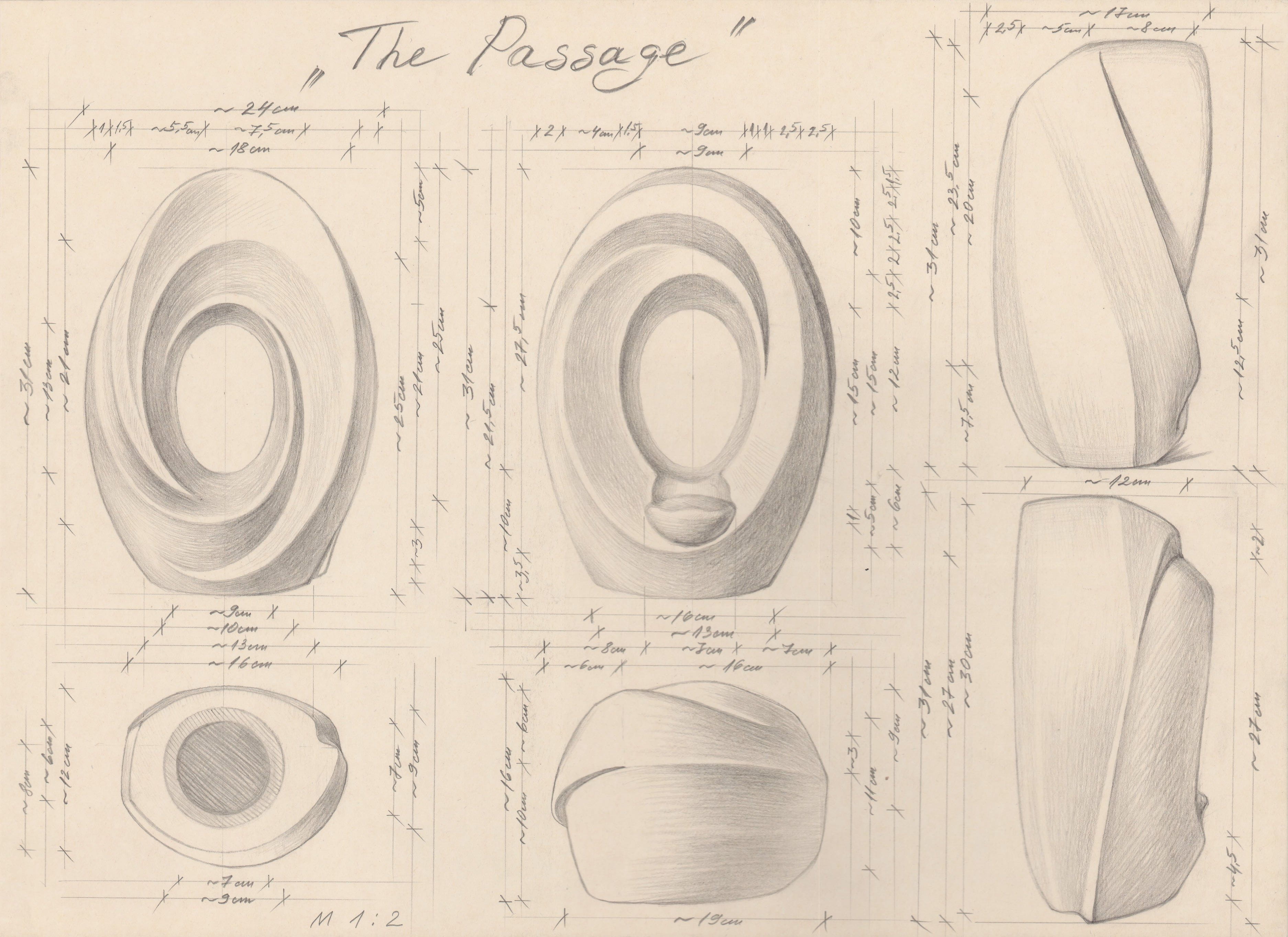 The Passage - HandDrawn design. Urn Cremation