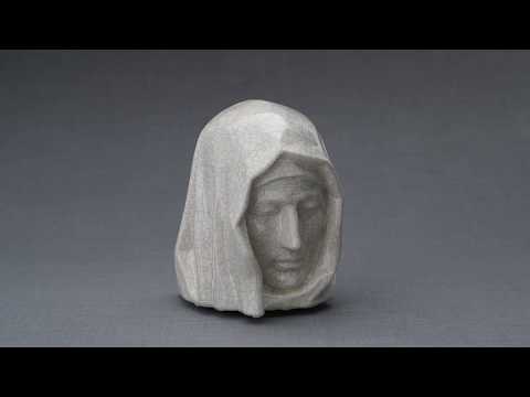 The Holy Mother Handmade Cremation Urn for Ashes, size Large/Adult