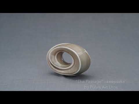 The Passage Handmade Cremation Keepsake Urn for Ashes, 