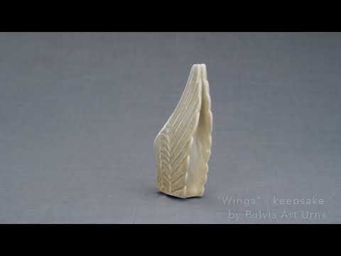 Wings Handmade Cremation Keepsake Urn for Ashes