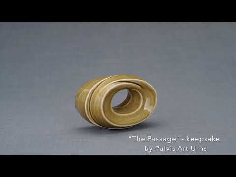 The Passage Handmade Cremation Keepsake Urn for Ashes